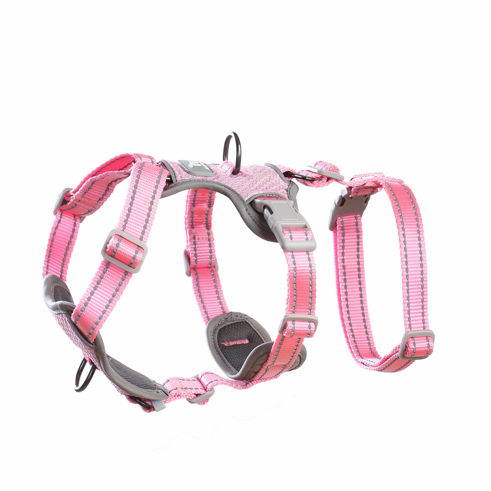 Pink Two-in-OneGuard Reflective escape-resistant dog harness product image