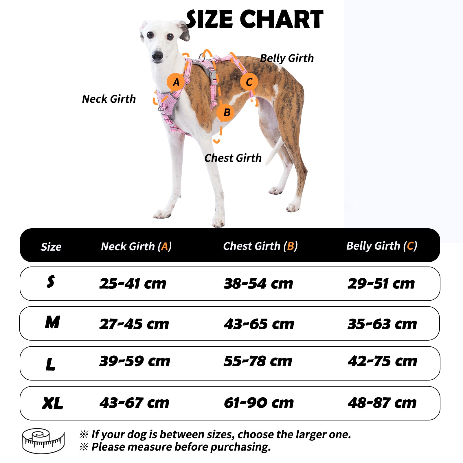 HalfGuardian™ Reflective Escape Proof Dog Harness | 2-in-1 H-Shape Design for Comfort & Control– Pink