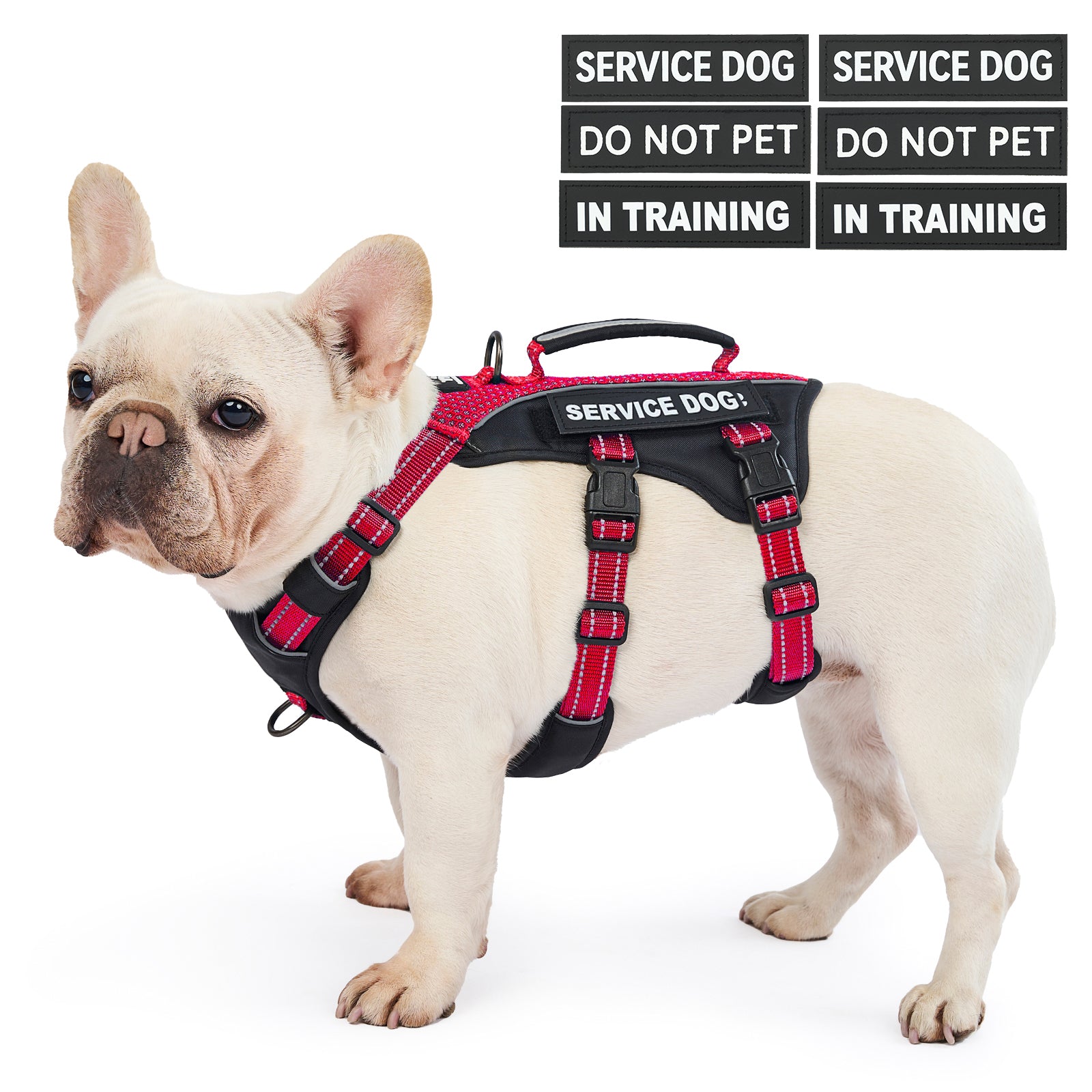 GuardPatchPro Reflective escape-resistant dog harness product image