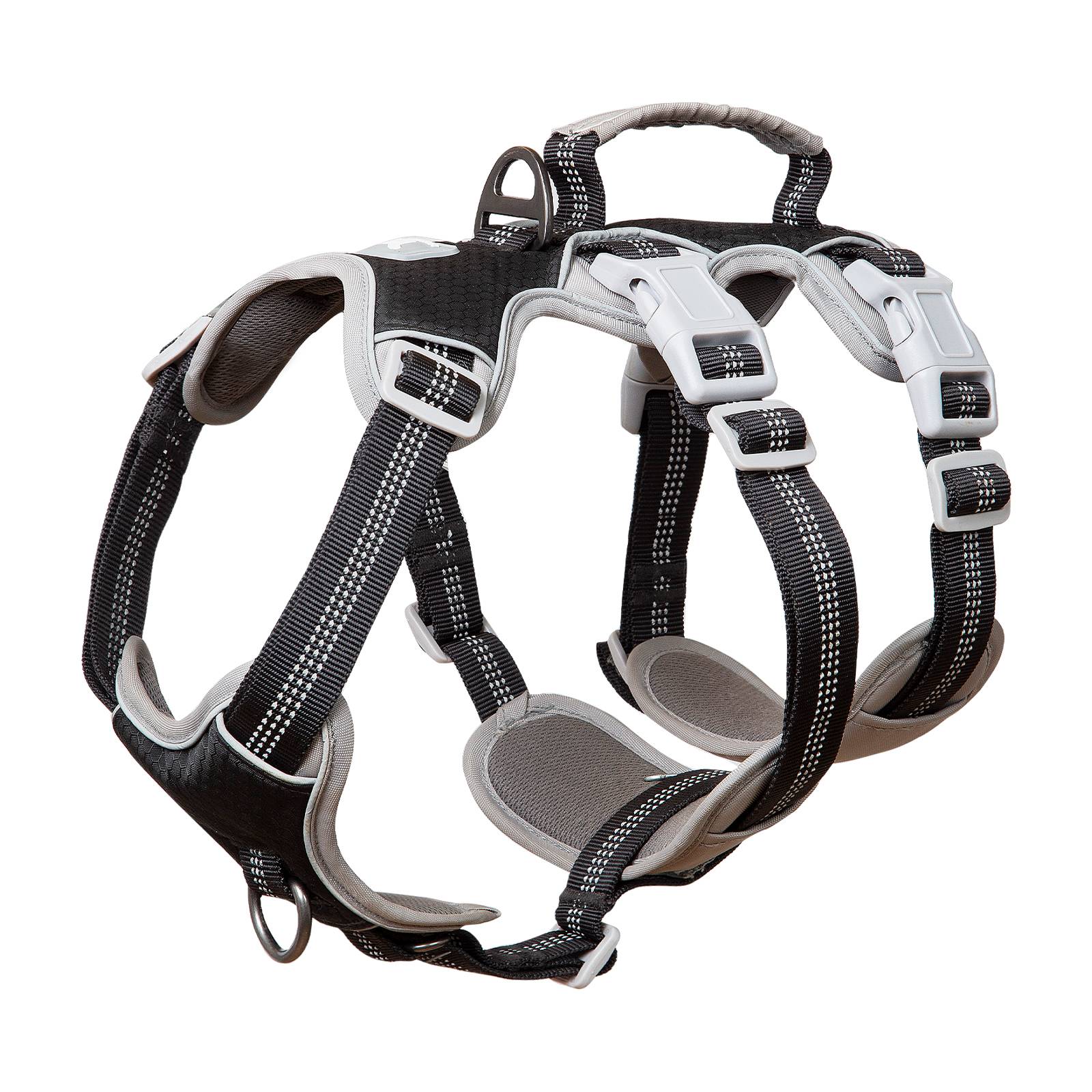 Black HalfGuardian Dustproof escape-resistant dog harness product image