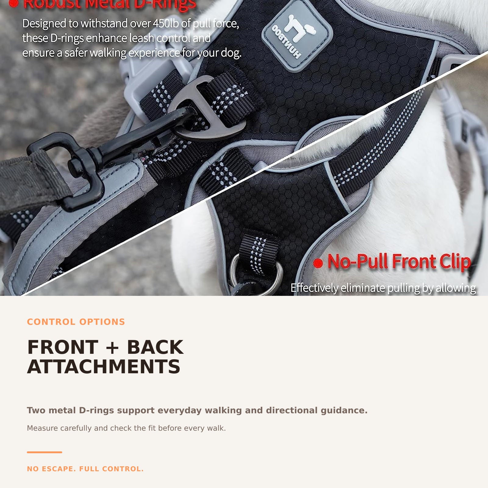 HalfGuardian™ Dustproof Escape-Proof Dog Harness