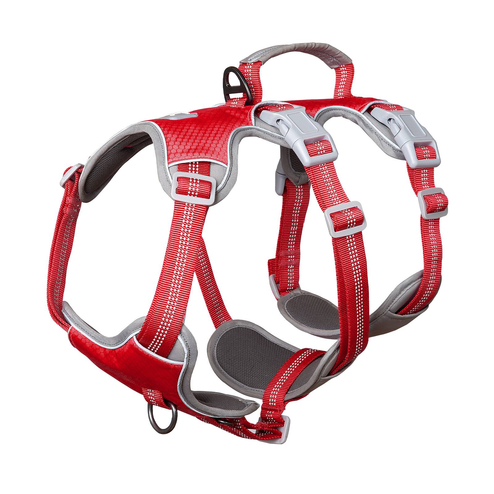 Red HalfGuardian Dustproof escape-resistant dog harness product image