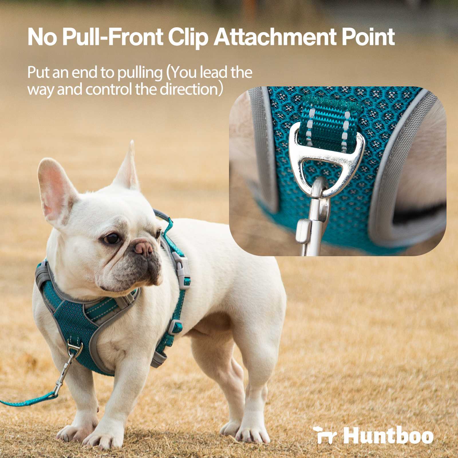LiteTrail™ Reflective No Pull Dog Harness Blue